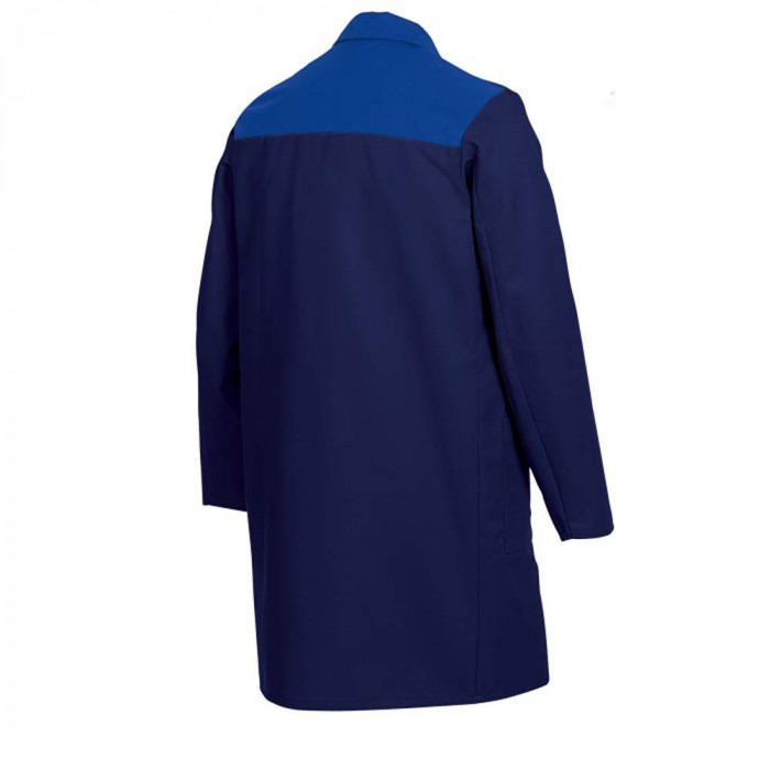 Komforta darba halāts Bierbaum-Proenen 1484-400-0110 - tumši zils/karaliski zils