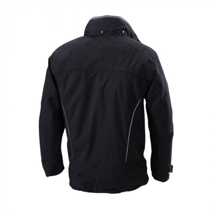 laikapstākļiem izturīga darba jaka Bierbaum-Proenen 1871-885-32 – melna/tumši pelēka