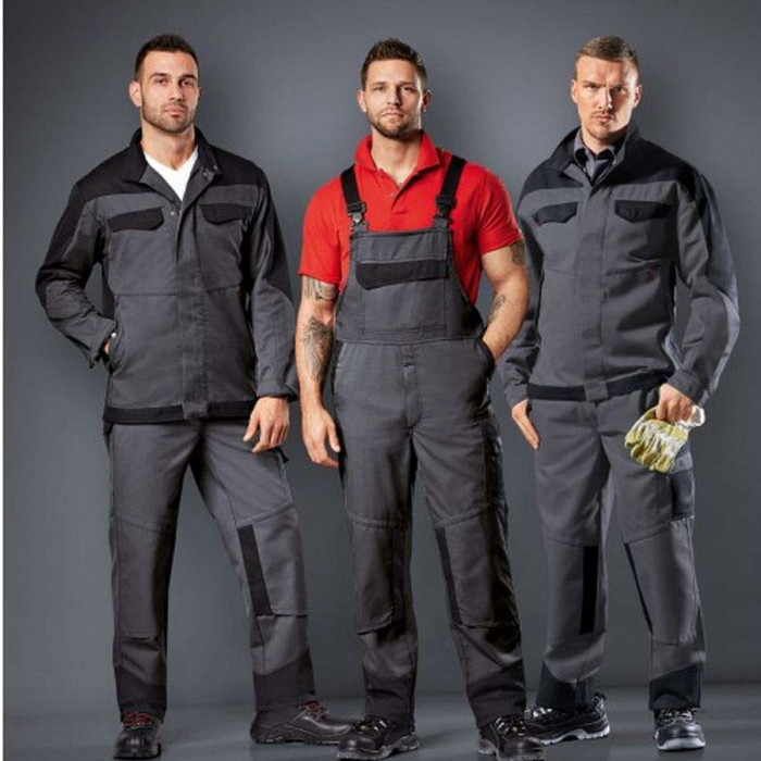 PUS KOMBINEZONS METINĀTĀJAM AR KRŪŠU DAĻU UN JOSTU AR APC1 2671-830-38, ANTRACĪTS/MELNS