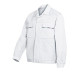 Darba jaka ar slēptām pogām 1602-559-21 – Balta