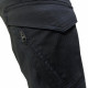 Melnas taktiskās bikses ar aizsardzību pret netīrumiem un ūdeni no teflona