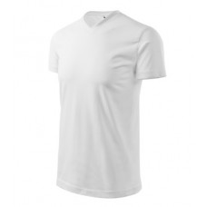 Heavy V-neck - white