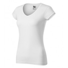 Fit V-neck - white