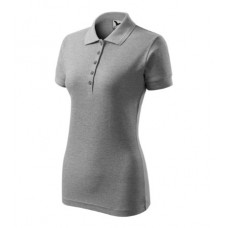 Pique Polo - dark gray melange