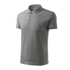 Pique Polo Free - dark gray melange