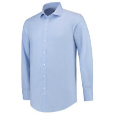 Fitted Stretch Shirt - blue