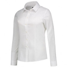 Fitted Stretch Blouse - white